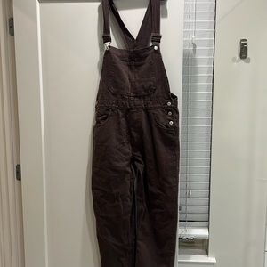 We the Free Ziggy Denim Overalls Mocha size M